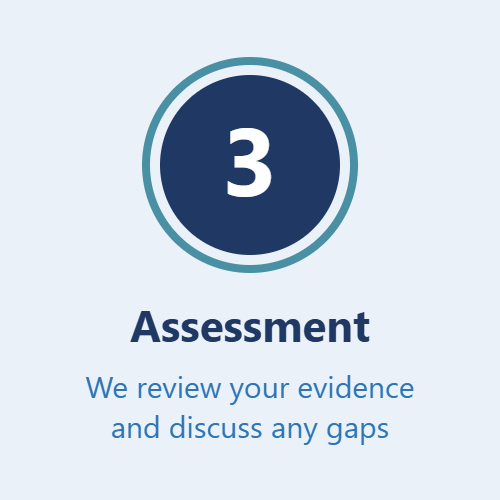 RPL step 3: we review your evidence and discuss any gaps